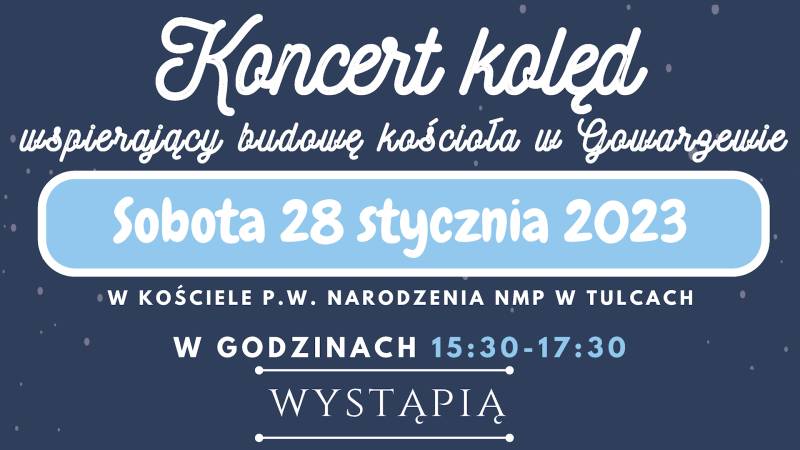 KONCERT KOLĘD - ZAPOWIEDŹ