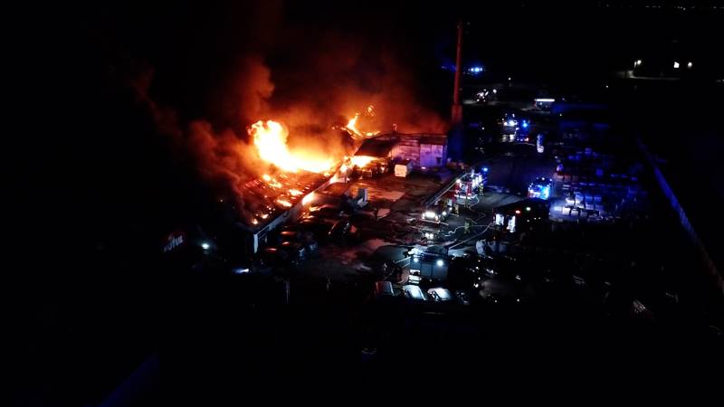 OGROMNY POŻAR W KOBYLNICY